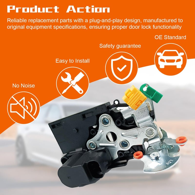 WayJun 15110641 Door Lock Actuator Front Left Driver Compatible with 1999-2007 Silverado, 1999-2007 Sierra - Image 4